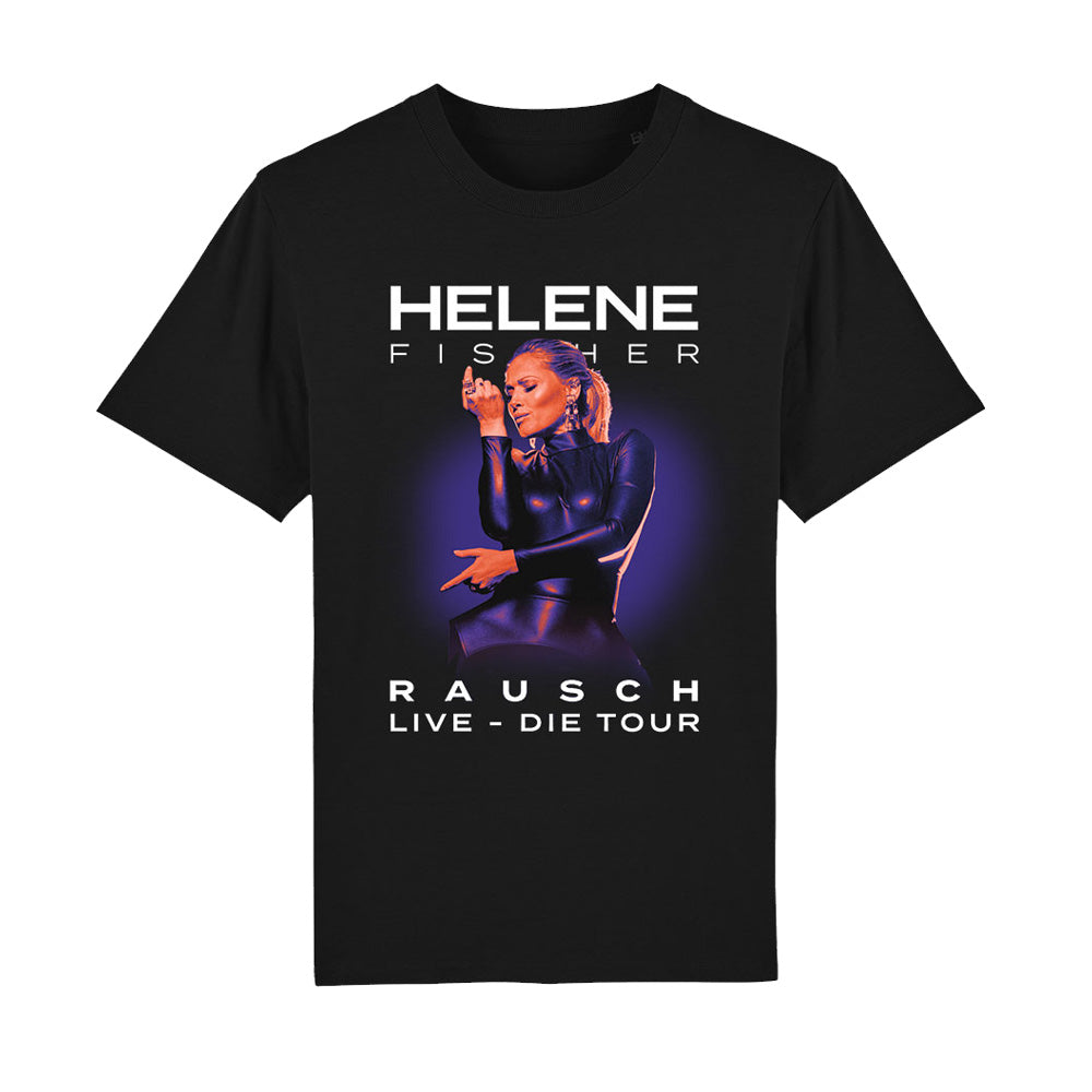 T-Shirt Schwarz Tournee 2023 - Motiv "Rausch-Live-Die Tour" - Unisex