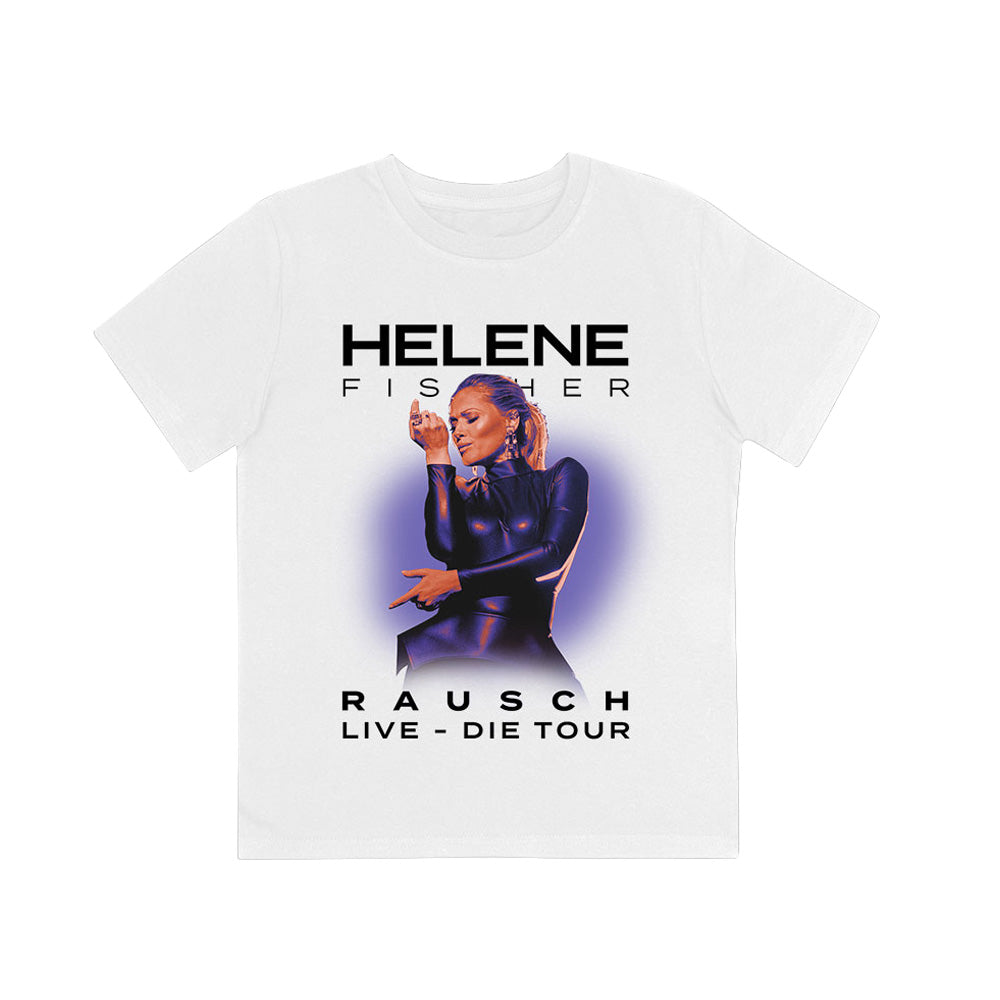 T-Shirt Weiß Tournee 2023 - Motiv "Rausch-Live-Die Tour" - Kids