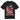 Schwarzes Helene Fischer „Retro Shirt“ T-Shirt mit einer Foto-Collage der Sängerin in verschiedenen Bühnen-Outfits. Der Aufdruck zeigt zudem ein rotes Herz in Kristall-Optik, Pyrotechnik und den Schriftzug „Helene Fischer“.