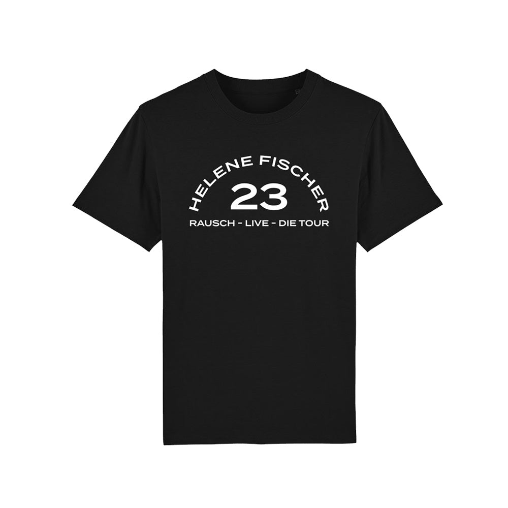 T-Shirt Schwarz Motiv Tour 23 - Unisex