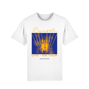 T-Shirt Weiß Tournee 2023 - Motiv Strahlen - Unisex